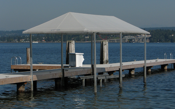 Residential Dock Canopy and Boatlifts